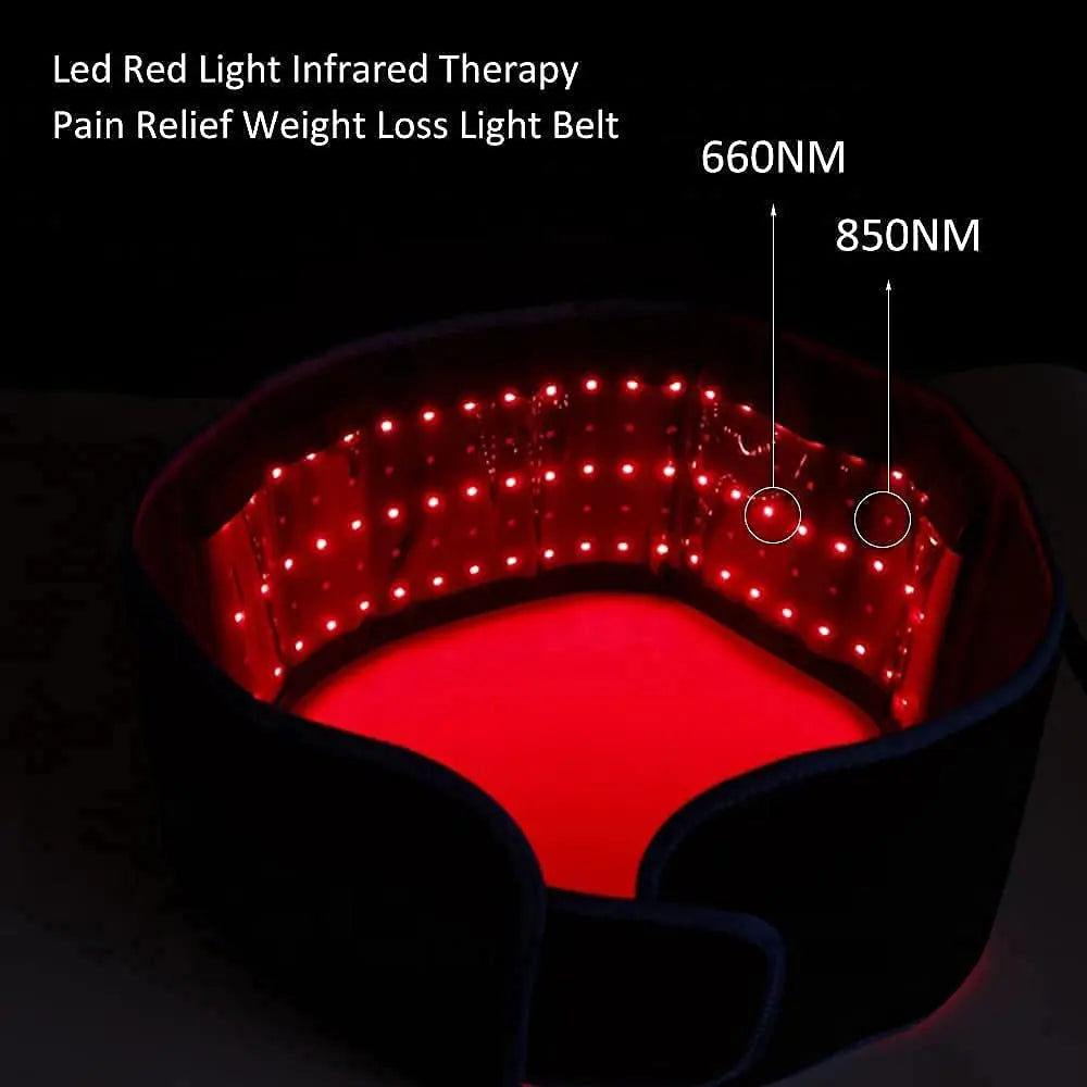 Red ＆Infrared LED Light Therapy Slimming Machine Waist Heat Pad Full Body