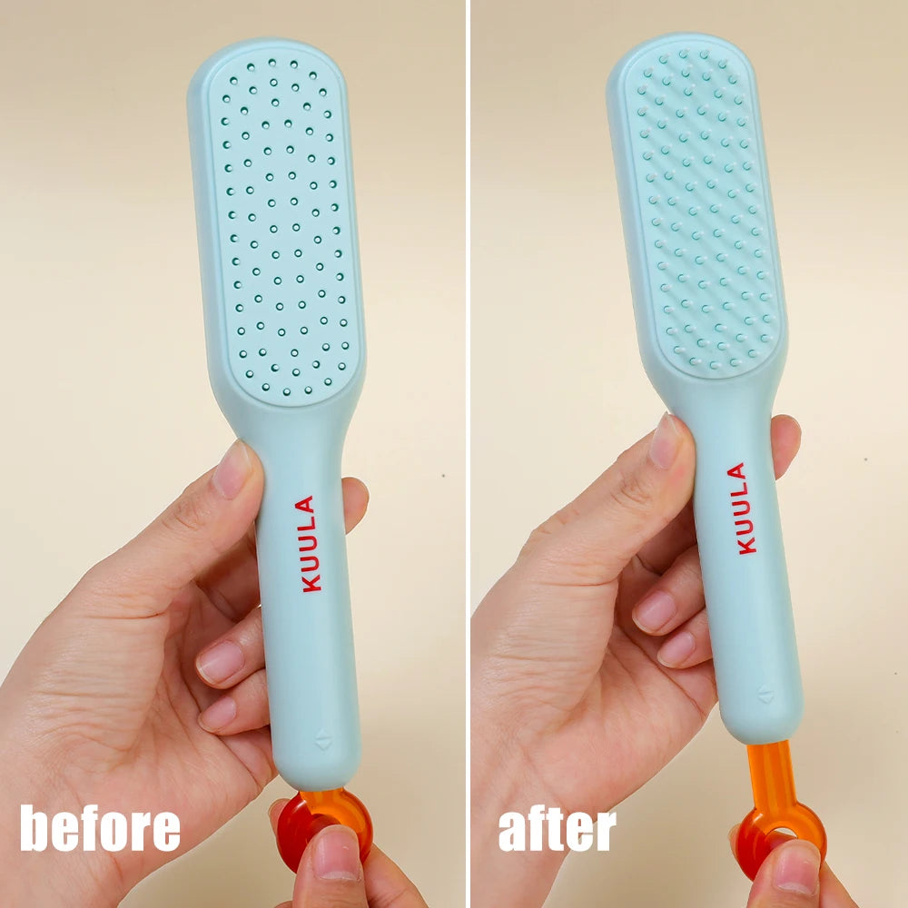 Massage Comb Antitangle Static Hair Comb Does Not Tangle and Clean Hair Quickly Massage Scalp Unknot Undo Hair Barber Brush